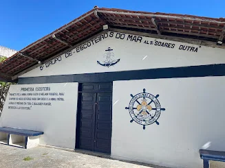 Fachada da sede do Grupo Escoteiro do Mar Almirante Soares Dutra